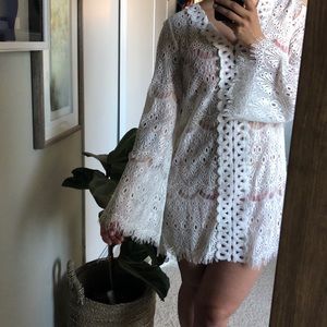 White lace dress/cover up